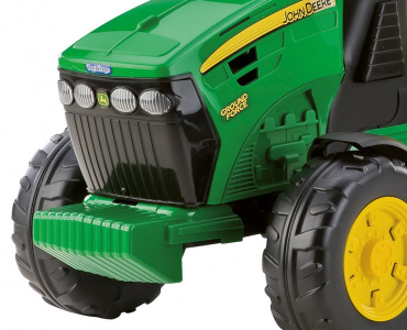 IGOR0047 Трактор с прицепом для катания детей JOHN DEERE GROUND FORCE 12V