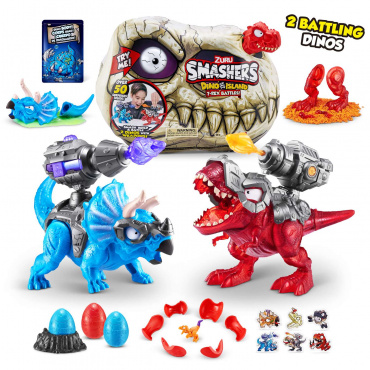 74102 Игрушка Zuru Smashers "T-Rex Battle", в ассортименте