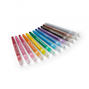 68-7404 Набор 12 выкручивающихся ароматизированных цветных карандашей