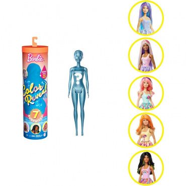 GTP42 Кукла-сюрприз Barbie Color Reveal Металлик