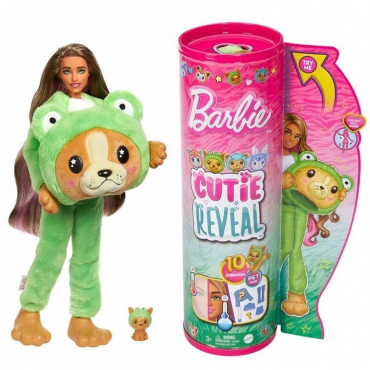 HRK22/HRK24 Кукла Barbie Cutie Reveal Собака-лягушка