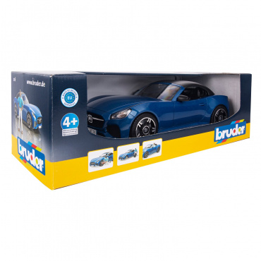 03481 Игрушка из пластмассы Спортивный автомобиль Roadster c водителем