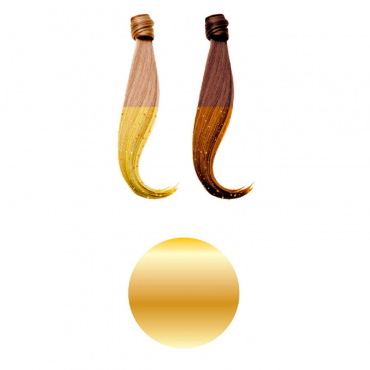 Т20314 Lukky спрей-краска для волос в аэрозоли, для временного окрашивания, золотой с блёстк, 120 мл