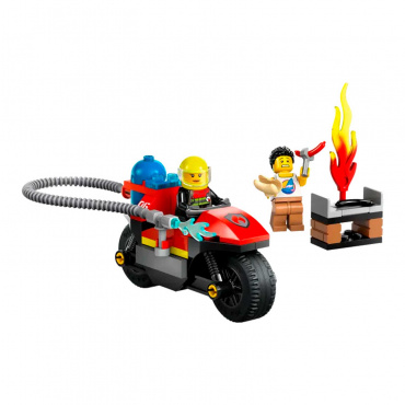 60410 Конструктор Сити "Пожарно-спасательный мотоцикл"