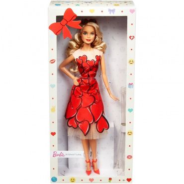 FXC74 Коллекционная кукла Barbie в красном платье