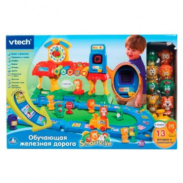 80-069626 Набор Обучающая железная дорога 'VTECH' на бат. со свет