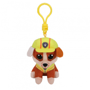 41278 Игрушка мягконабивная на брелоке Щенок RUBBLE серии "Beanie Boo's Paw Patrol"