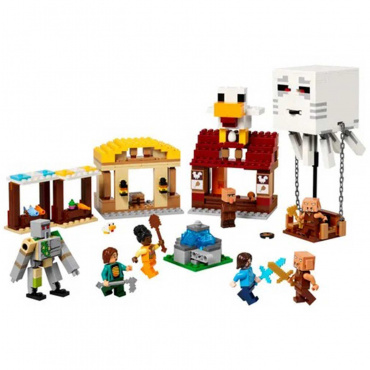 21273 Конструктор Майнкрафт "Нападение на деревню воздушных шаров Гаста"