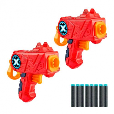 3621 Игровой набор ZURU X-Shot EXCEL Микро ДУО (2 бластера, 3 мишени, 8 снарядов)