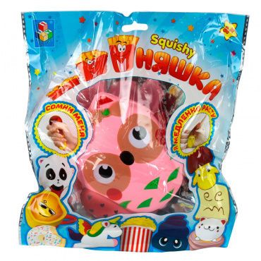 Т12421 1toy игрушка-антистресс мммняшка squishy (сквиши), сова