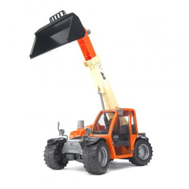 02140 Игрушка из пластмассы Погрузчик колёсный JLG 2505 Telehandler с телескопическим ковшом