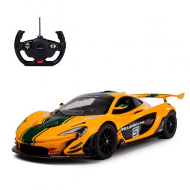 75000 Игрушка транспортная 'Автомобиль на р/у 1:14 McLaren P1 GTR, 33,6*14,2*8,6 см, цвет жёлтый