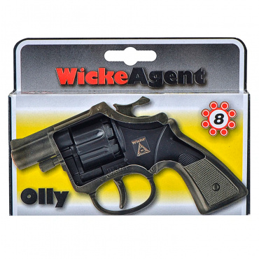 0430F Игрушка Пистолет Olly 8-зарядные Gun, Agent 127mm, упаковка-карта