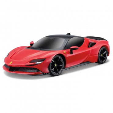 81732 Машинка SF90 Stradale со светом и звуком, 1:24, красная