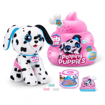 9542 Игровой набор  ZURU Pets Alive  POOPING PUPPIES Щенок  с акс., звук, ассорт