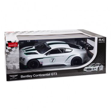 70600 Игрушка транспортная 'Автомобиль на р/у 'Bentley Continental GT3" 1:14 в асс