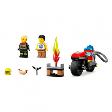 60410 Конструктор Сити "Пожарно-спасательный мотоцикл"