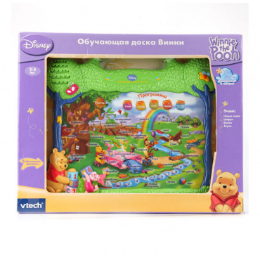 80-063826 Игрушка развивающая VTECH обучающая доска Винни на бат.