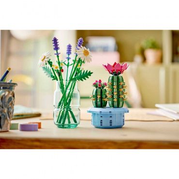 11509 Конструктор "Цветущий кактус в горшке"