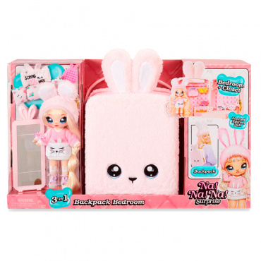 569732 Рюкзак-спальня Na Na Na Backpack Bedroom Pink Bunny