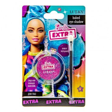 Т21837 Lukky Barbie Extra запеченные мерцающие тени д.век,Венера,1,7г, блистер