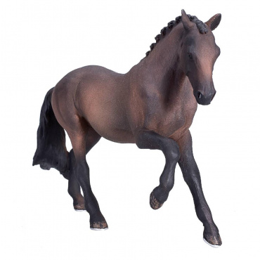 AMF1097 Игрушка. Фигурка животного "Ганноверская лошадь, гнедая"