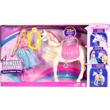 GML79 Кукла Барби Принцесса на лошади серия Приключения принцессы