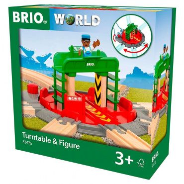 33476 BRIO Игрушка Переключаемый перекрёсток с 7 направлениями,с фигуркой,кор.