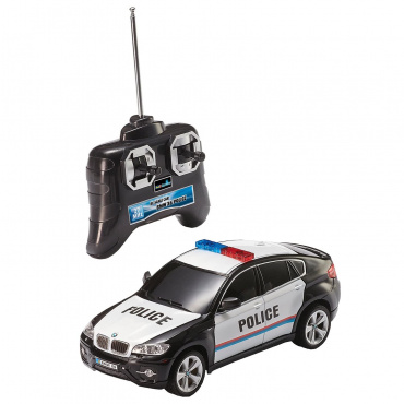 24655 Игрушка Полицейский автомобиль BMW X6 на радиоуправлении (1:24), 8+