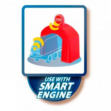 33827 BRIO Smart Tech Тоннель с подъёмным краном 16,9x16,2x11,6 см. (4 элемента), кор. 29х13х20 см.