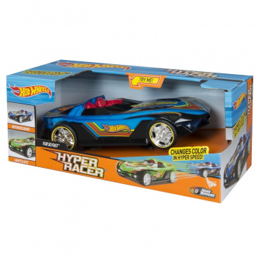 90531 Игрушка Машинка Hot Wheels на бат. свет+звук электромех. синяя. 25 см