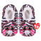 95567 Тапочки-носки детские с пайетками Зебра Zoey серии TY Fashion размер L (23,2 см)