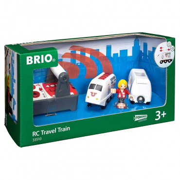 33510 BRIO Игрушка Пассажирский поезд на д/у с фиг.,4эл.,29х9х15см,кор.