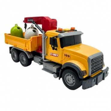 FT1202620 "Городская техника" фрикционная машина для сортировки мусора, 32 см, свет,звук, Funky Toys FT1202620 "Городская техника" фрикционная машина для сортировки мусора, 32 см, свет,звук, Funky Toys