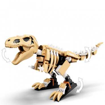 76940 Конструктор Мир Юрского периода "Скелет тираннозавра на выставке"
