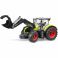 03013 Игрушка из пластмассы Трактор Claas Axion 950 c погрузчиком