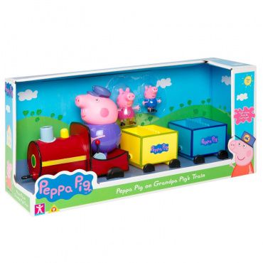 37226 Игровой набор Поезд дедушки Пеппы. TM Peppa Pig