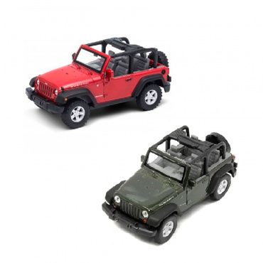 39885C Игрушка модель машины 1:31 Jeep Wrangler Rubicon