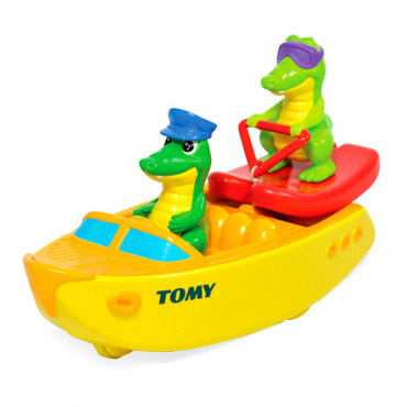 TO72358 Игрушка для ванны "Крокодил на водных лыжах"