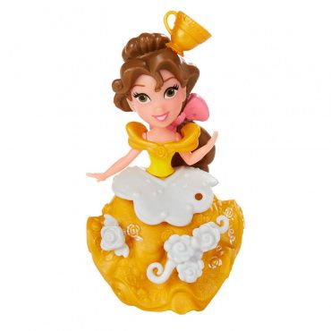 B5346 Игрушка Disney Princess Маленькая кукла и модные аксессуары Белль и гостиная