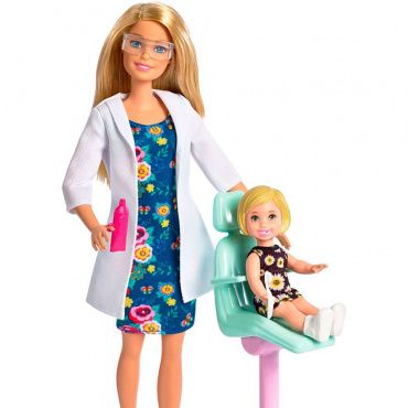 FXP16 Кукла Barbie серия "Кем быть?" Стоматолог