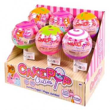 27180 Игрушка Cake Pop Cuties в индивидуальной капсуле Jumbo Pop Single, 4 вида в ассортименте