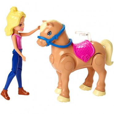 FHV66 Игровой набор Barbie "В движении" Скачки на пони