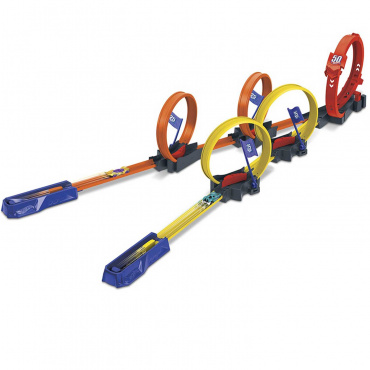 HDR83 Игровой набор Hot Wheels Экшн Автотрек Гонка с петлями HDR83 Игровой набор Hot Wheels Экшн Автотрек Гонка с петлями