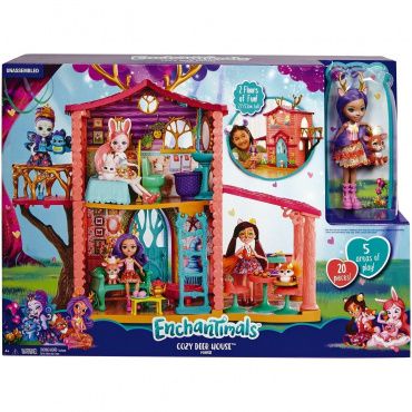 FRH50 Игровой набор Домик с куклой Данесса Оленни Enchantimals