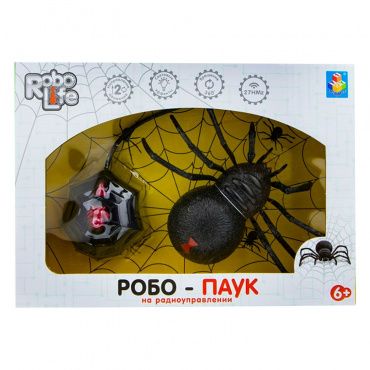 Т19034 1toy RoboLife игрушка Робо-паук (свет, звук, движение) на РУ