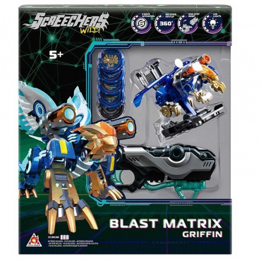 62654 Игрушка Дикие Скричеры. Игровой набор Бласт  Матрикс Гриффон S5. ТМ Screechers Wild