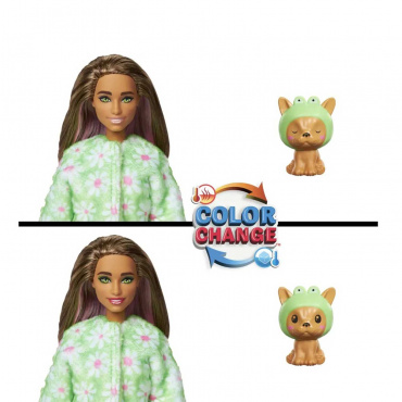 HRK22/HRK24 Кукла Barbie Cutie Reveal Собака-лягушка