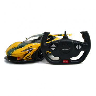 75000 Игрушка транспортная 'Автомобиль на р/у 1:14 McLaren P1 GTR, 33,6*14,2*8,6 см, цвет жёлтый