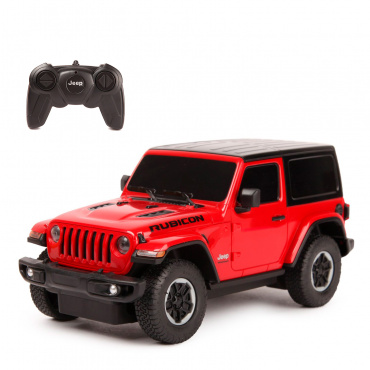 79500 Игрушка транспортная "Автомобиль на р/у Jeep Wrangler Rubicon" 1:24